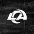 NFL Los Angeles Rams Black & White Moto E5 Play Skin